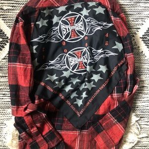 ❌sold❌ Levi’s Sturgis Patched Flannel